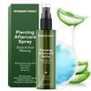Piercing Aftercare Spray - Sterile Saline Solution for Piercings with Panthenol & Tea Tree Oil for Piercing Bumps Lip, Body, Nose Rings, & Ear Piercing Cleaner Keloid bump removal view 1