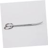 MERRYHAPY Stainless Steel Makeup Eyebrow Scissors for Precise Trimming Portable Curved Scissors Pvc Packaging for Tape and Small Hair Removal view 3