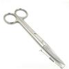 MERRYHAPY Stainless Steel Makeup Eyebrow Scissors for Precise Trimming Portable Curved Scissors Pvc Packaging for Tape and Small Hair Removal view 4