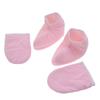 minkissy 2pairs Paraffin Wax Therapy Gloves for Hand and Feet Insulated Mitt Covers for Moisturizing Soft Cloth Design Snap Closure Beauty Paraffin Treatment view 1