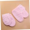 minkissy 2pairs Paraffin Wax Therapy Gloves for Hand and Feet Insulated Mitt Covers for Moisturizing Soft Cloth Design Snap Closure Beauty Paraffin Treatment view 2