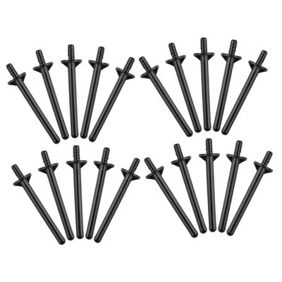 KOMBIUDA 20pcs Nose Hair Wax Applicators Small Smooth Plastic Sticks for Facial Hair Removal Eyebrow and Bikini Waxing Safe for Sensitive Skin