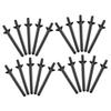 KOMBIUDA 20pcs Nose Hair Wax Applicators Small Smooth Plastic Sticks for Facial Hair Removal Eyebrow and Bikini Waxing Safe for Sensitive Skin view 1