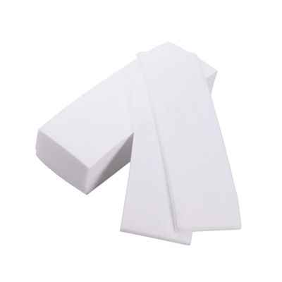 TOVINANNA 100pcs Nonwoven Depilatory Strips for Hair Removal Soft Flexible Waxing Paper for for Salon and Home Use