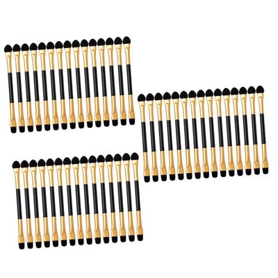 HAPINARY 45pcs Cute Makeup Brush Eye Shadow Applicators for Women Eye Brush Double-sided Shadow Applicator Comfortable Material Easy to Use Portable for Travel