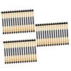 HAPINARY 45pcs Cute Makeup Brush Eye Shadow Applicators for Women Eye Brush Double-sided Shadow Applicator Comfortable Material Easy to Use Portable for Travel view 1