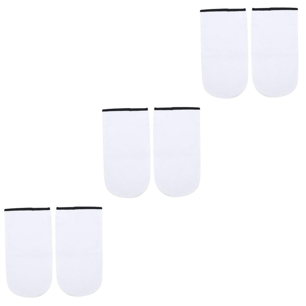 MERRYHAPY 6pairs Paraffin Wax Gloves Insulated Mitts for Heat Therapy Deep Moisturizing Bath Mitts for Hands Soft Blend for Dry Skin Care