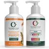 Anti Hair Fall Shampoo & Conditioner Set - Deep Conditioning with Shea Butter and Hair Fall Control with Argan Oil & Keratin - Hydrating & Moisturizing Formula for Dry, Damaged Hair - Sulfate Free view 1