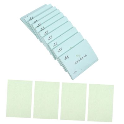 Baluue 1000pcs Facial Oil Absorbing Tissues Green Tea Scented Handy Oil Blotting Paper for Oily Skin Facial Paper
