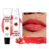 Lip Scrub Gentle Exfoliator, Hydrating Scrub for Lip Prep, Moisturizing Lip Care Organic Fruit Lip Scrub Balm For Lightening & Brightening Dark Lips Overnight Hydration & Moisturizer (Strawberry) view 1