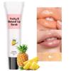 Lip Scrub Gentle Exfoliator, Hydrating Scrub for Lip Prep, Moisturizing Lip Care Organic Fruit Lip Scrub Balm For Lightening & Brightening Dark Lips Overnight Hydration & Moisturizer (Strawberry) view 2