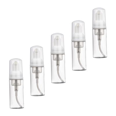 Baluue 5pcs Portable Foaming Pump Bottles Mousse Dispenser for Home and Use Dispenser for Skincare and Toiletries