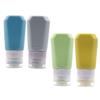 Baluue Multi-function Silicone Bottles 4 Pack Travel Bottles Airtight Dispensing for Toiletries Cosmetics view 1
