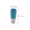 Baluue Multi-function Silicone Bottles 4 Pack Travel Bottles Airtight Dispensing for Toiletries Cosmetics view 2