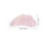 Anneome Portable Pink Crystal Scraping Plate Wing Shape Gua Board for Facial Massage Improves Circulation and Skin Tone Reduces Puffiness for Spa and Daily Use view 2