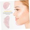 Anneome Portable Pink Crystal Scraping Plate Wing Shape Gua Board for Facial Massage Improves Circulation and Skin Tone Reduces Puffiness for Spa and Daily Use view 3