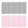 Baluue 200pcs Lip Brush Applicators for Makeup Practical Plastic Lipstick Brushes Pink Black for Professional Home Use Easy to Carry for Travel and Work view 1