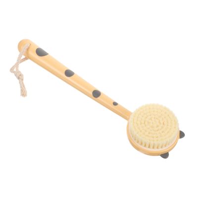 Baluue Bathing Brush Curved Handle Long Handle Back Scrubber for Bath Shower Body Brush Exfoliating Scrubber