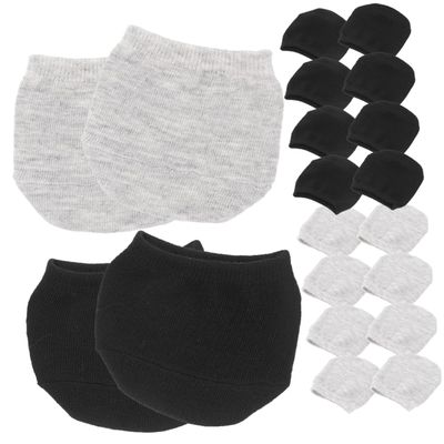 COLLBATH 10pairs Breathable Half Palm Socks for Women Invisibles Socks Sweat Absorption