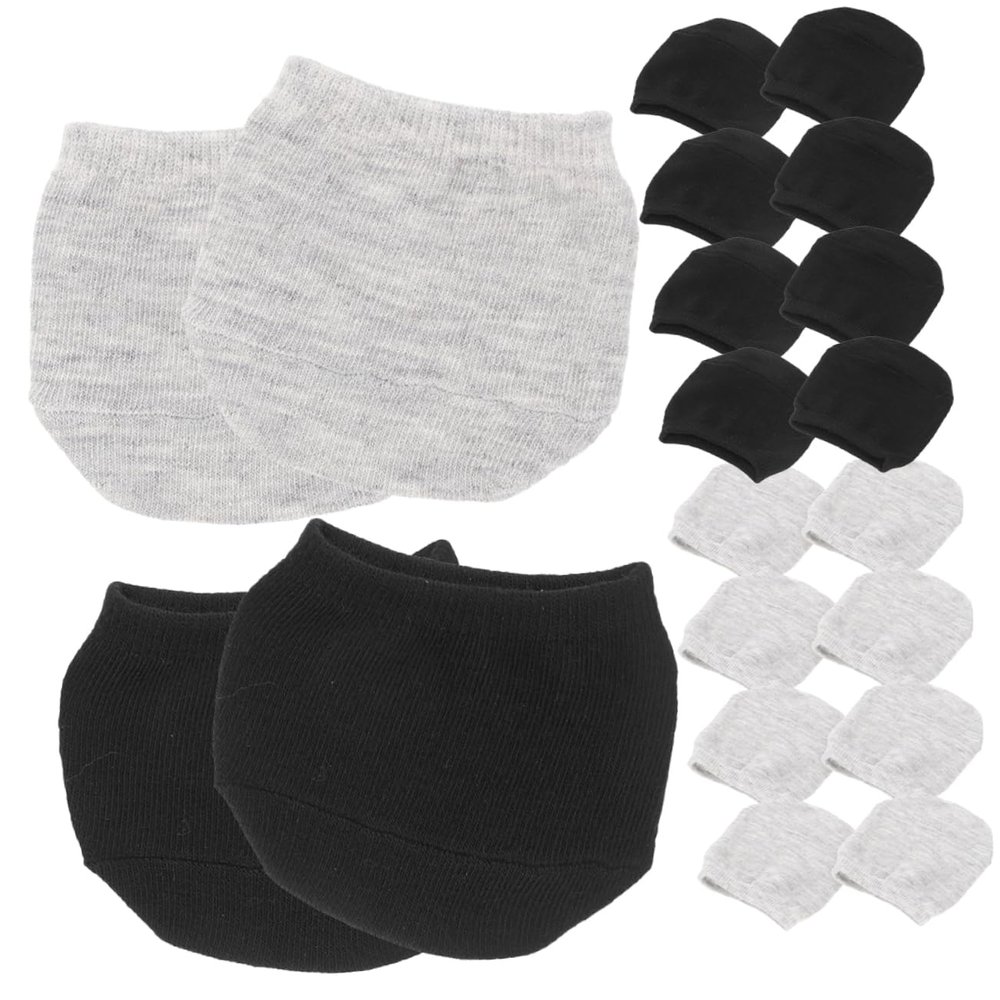 COLLBATH 10pairs Breathable Half Palm Socks for Women Invisibles Socks Sweat Absorption