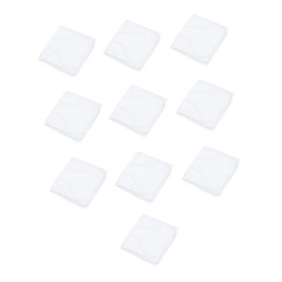 ABOOFAN 10pcs Microfiber Beauty Towels Ultra-Absorbent White Pedicure Towels for Spa and Bath Soft Disposable for Household and Hotel Use