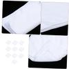 ABOOFAN 10pcs Microfiber Beauty Towels Ultra-Absorbent White Pedicure Towels for Spa and Bath Soft Disposable for Household and Hotel Use view 2