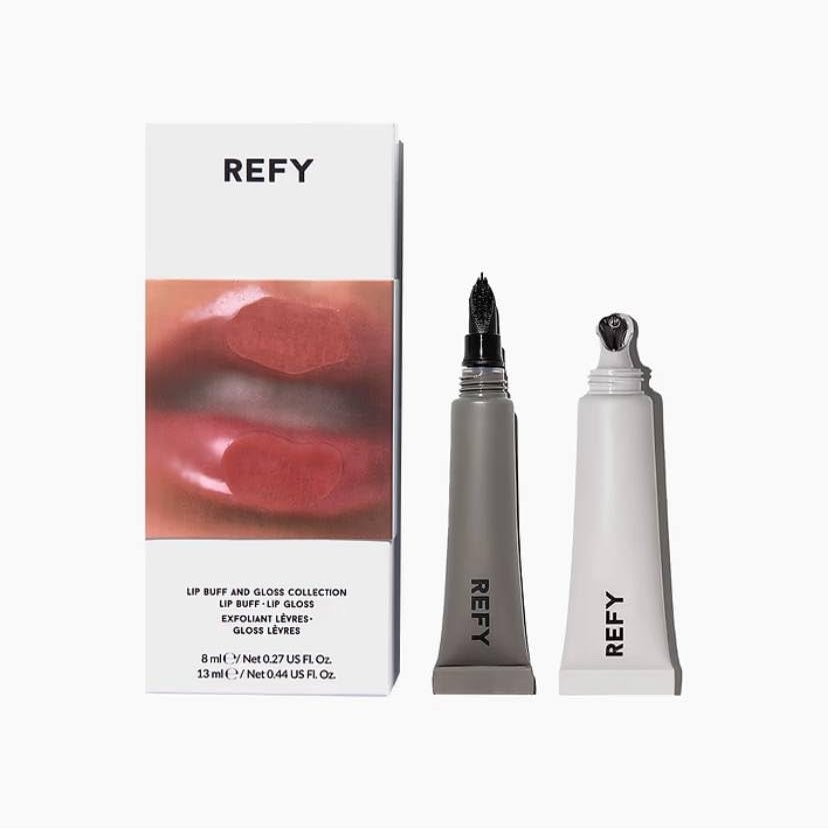 REFY Lip Buff + Gloss Collection + Premium Korean Aloe Vera Sheet Masque