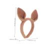 Healeved Ears Headband for Women Cute Animal Ear Costume Accessory Lightweight and Comfortable for Halloween Parties and Festivals view 2