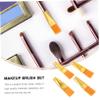 Anneome 4pcs Teapot Cleaning Tools Nylon Plastic Brush Teapot Brush Tea Makeup Head Tea Supply view 4
