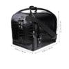 FRCOLOR Large Capacity Makeup Case Box Organizer for Cosmetics Travel Toiletries Bag Straps view 3