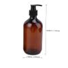 SOESFOUFU 2pcs Empty Lotion and Shampoo Bottles Screw Pump Reusable Cream Containers for Bath Home and Hotel Use view 2