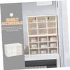 Baluue Cosmetic Storage Box Makeup Organizers White Makeup Organizer Drawers Sections view 4