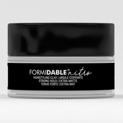 Helium Formidable Nitro Hair Clay 3.5 Oz  Firm Hold | Extra Matte Finish  Naturally Derived