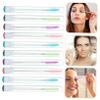 Baluue 10pcs Diy Mascara Wand Tubes Crystal Eyelash Brushes with Ergonomic Comb for Natural Finish Lightweight and Portable Eyelash Extension Supplies view 3
