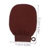 HAPINARY Deep Exfoliating Glove Body Scrubber Gentle Skin Exfoliator Mitt for Sensitive Skin Reusable Bath Mitten Faux Fiber Material view 2