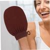 HAPINARY Deep Exfoliating Glove Body Scrubber Gentle Skin Exfoliator Mitt for Sensitive Skin Reusable Bath Mitten Faux Fiber Material view 4