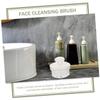 Baluue 3pcs Facial Cleansing Brush Face Scrubber Brush Exfoliator Manual Cleaner Safe Material Deep Cleansing Gentle for Skin view 3