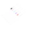 Baluue 6pcs Silicone Lip Brushes Soft for Lip Makeup and Eyeshadow Application Portable Skin-friendly Design Colors for Easy Use and Cleaning view 1