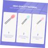 Baluue 6pcs Silicone Lip Brushes Soft for Lip Makeup and Eyeshadow Application Portable Skin-friendly Design Colors for Easy Use and Cleaning view 3