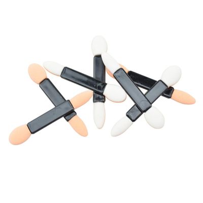 FRCOLOR 50pcs Dual-sided Eye Shadow Sponge Applicator Blending Brush for Makeup Compact for Eye Looks for Women and Girls