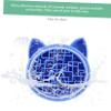 BELLIFFY Silicone Makeup Brush Holder and Cleaning Mat Durable Cat Design Makeup Brush Scrubber for Cleaning and Storage view 2