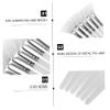 BELLIFFY 6pcs Facial Mask Applicator Brush Soft Fan Beauty Tool for Smoothing Masks Easy Application Coverage for Skincare and Makeup Use view 4