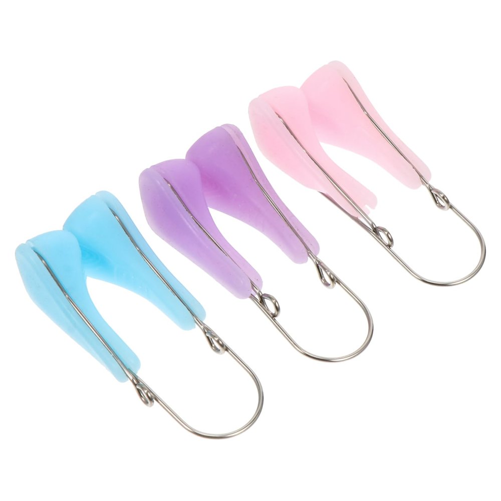 Baluue 3pcs Silicone Nose Lifters Nose Bridge for Lifting and Straightening Flat Droopy Includes and Clips