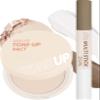 I'M MEME Skin Fit Tone Up Pact, 0.35 Oz + I'm Multi Stick Dual 002 Cool Contouring Bundle view 1