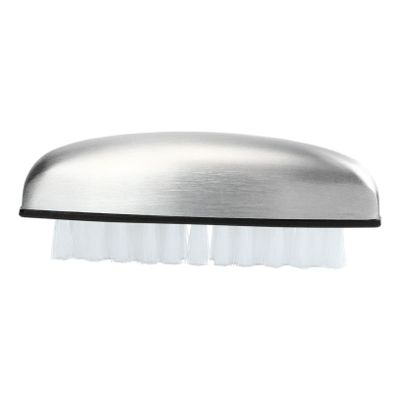 HONMEET Stainless Steel Nail Scrub Brush for Foot Dish Cleaning Manicure Nail Brush for Women Kitchen Hand Washing Tool