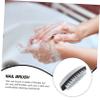 HONMEET Stainless Steel Nail Scrub Brush for Foot Dish Cleaning Manicure Nail Brush for Women Kitchen Hand Washing Tool view 3