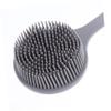 Baluue 2pcs Long Handle Shower Back Scrubber Body Brush Super Scrubber for Women Silicone Bath Brush view 3