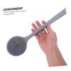 Baluue 2pcs Long Handle Shower Back Scrubber Body Brush Super Scrubber for Women Silicone Bath Brush view 4