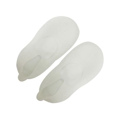 FRCOLOR Gel Heel Socks for Crack Prevention Reusable and Washable Silicone Socks for Dry Feet