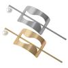 Baluue 2pcs Metal Hair Pins for Thick Curly Hair Vintage Clips Pearl Sticks for Women view 1